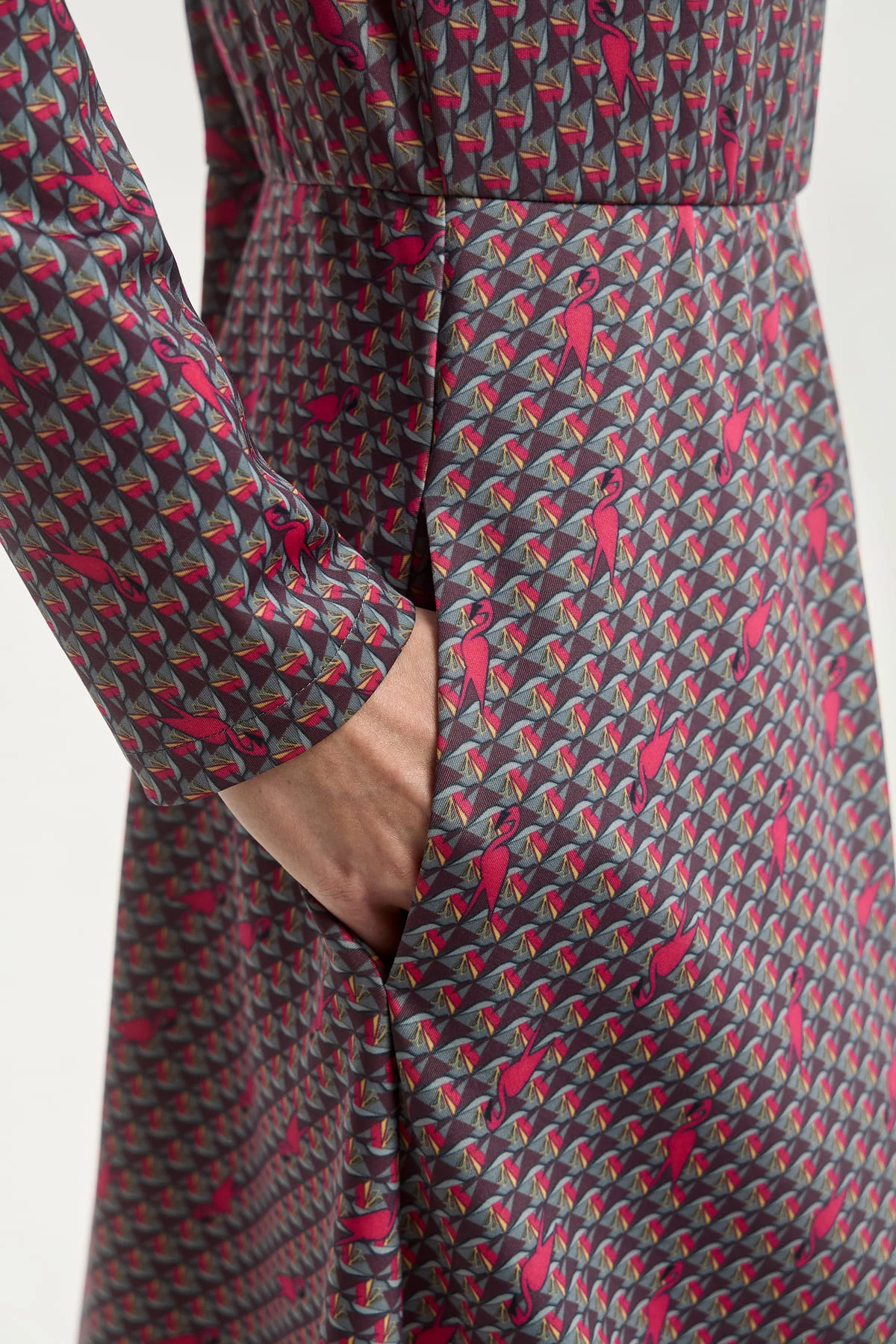  Платье "Созвездие фламинго" 3