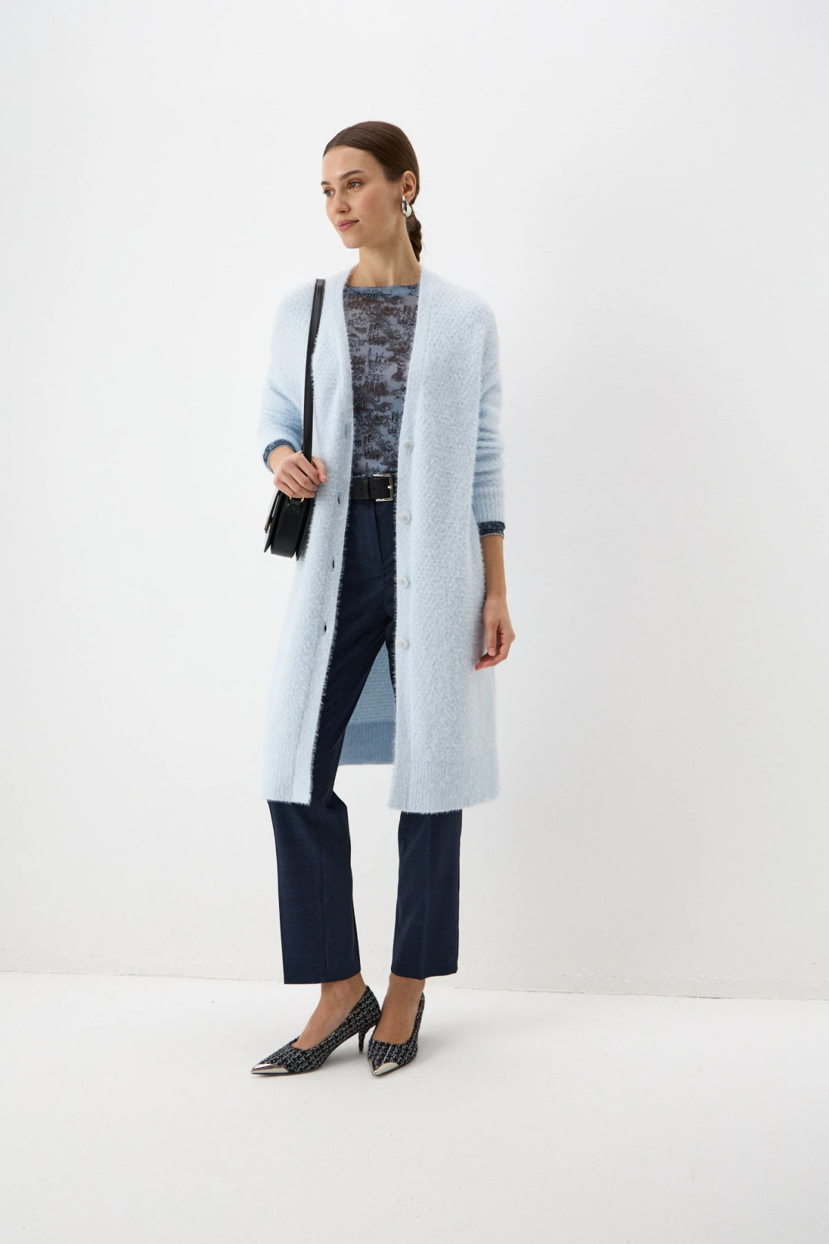 Брюки синие 3