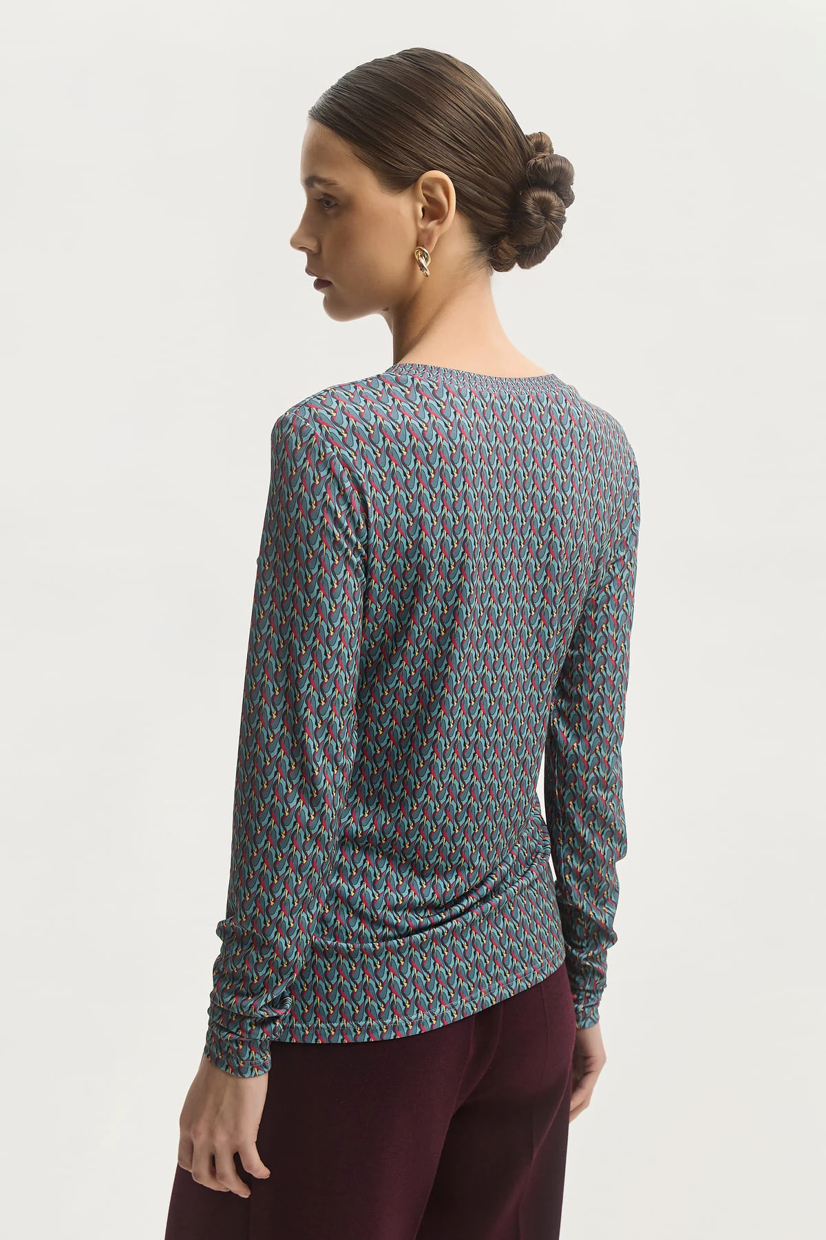 Лонгслив "Созвездие фламинго" 1