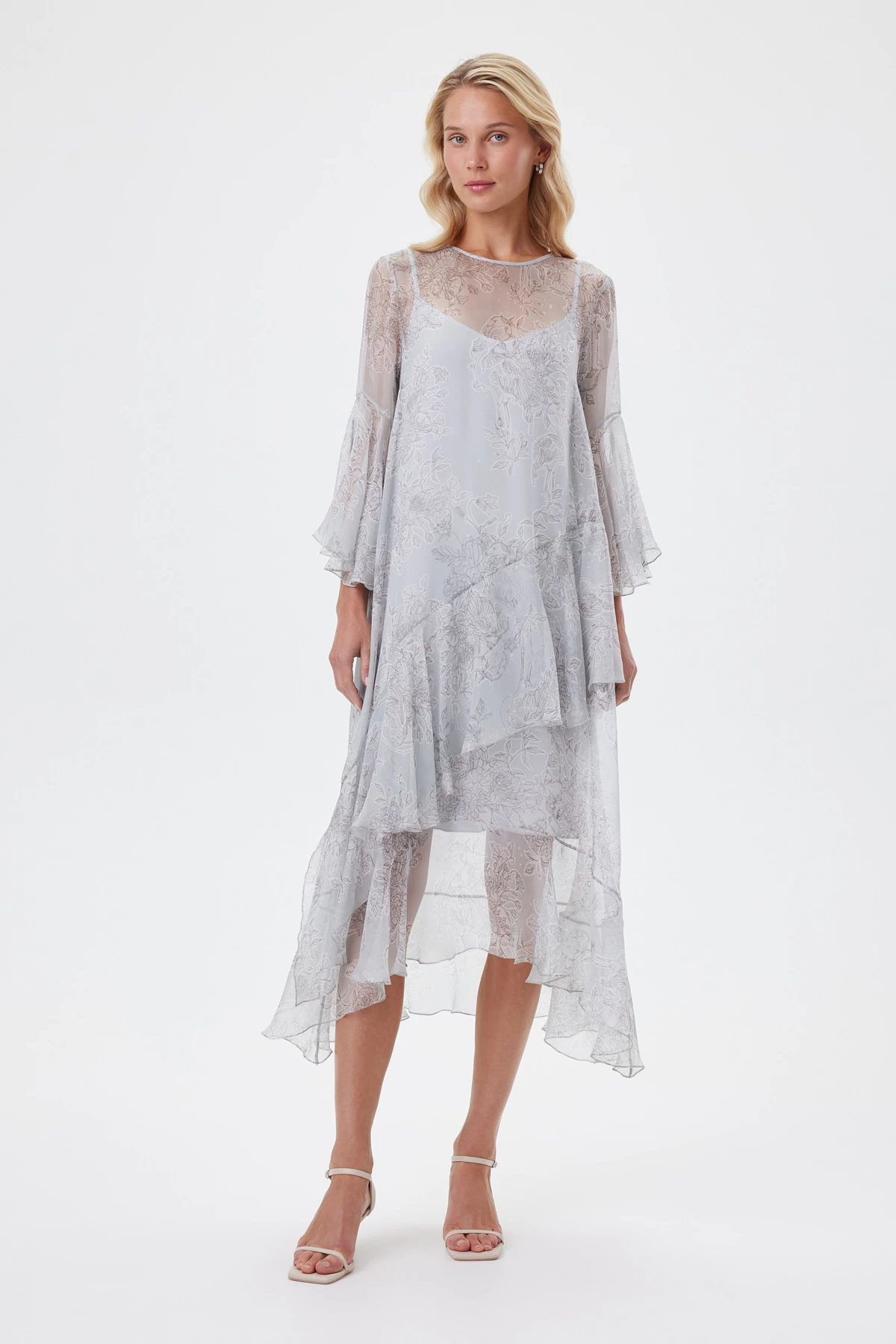 Платье с поясом "Небесная симфония" 8