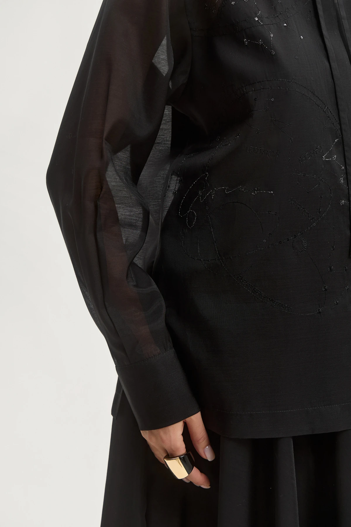 Рубашка "Поэзия ночи" 3