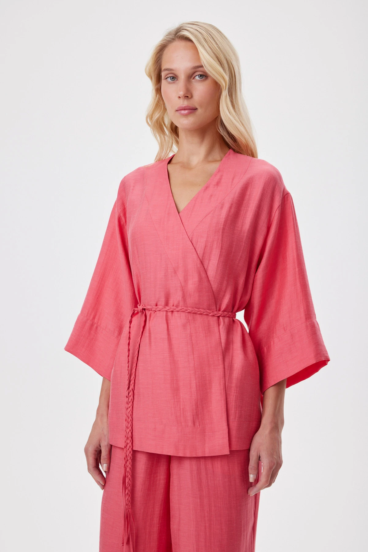 Жакет с поясом "Вкус лета" 7