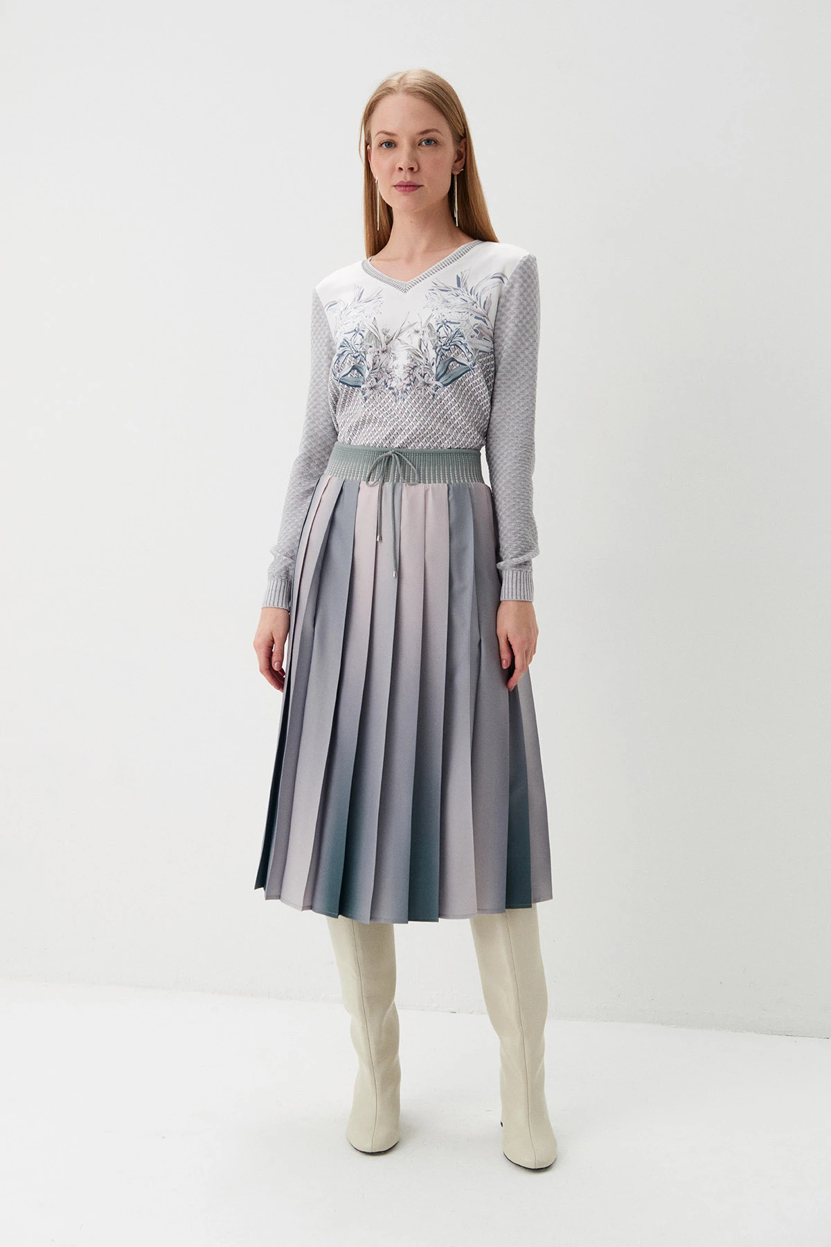 Джемпер "Малахитовая роса" 3