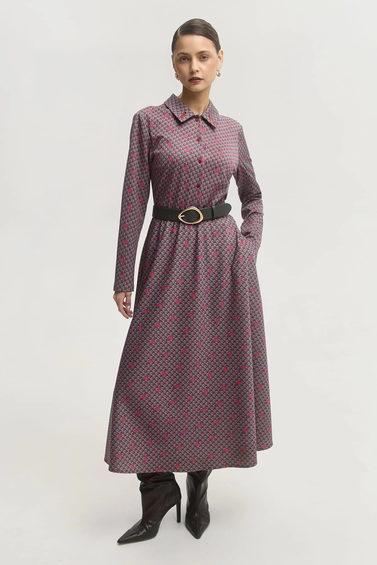  Платье "Созвездие фламинго" 4