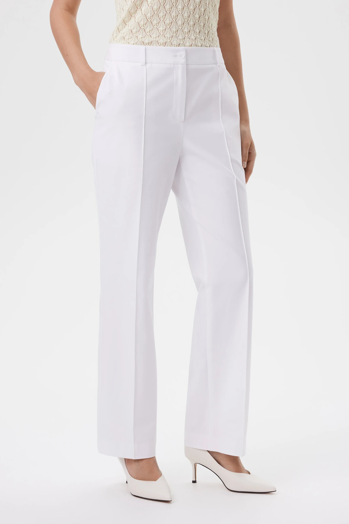 Брюки белые 6