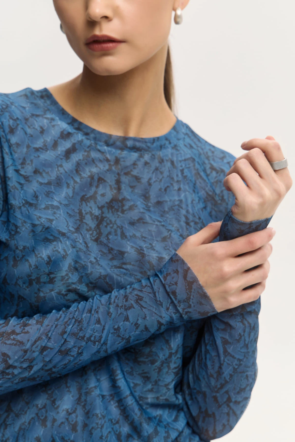 Лонгслив "Космический дождь" 2