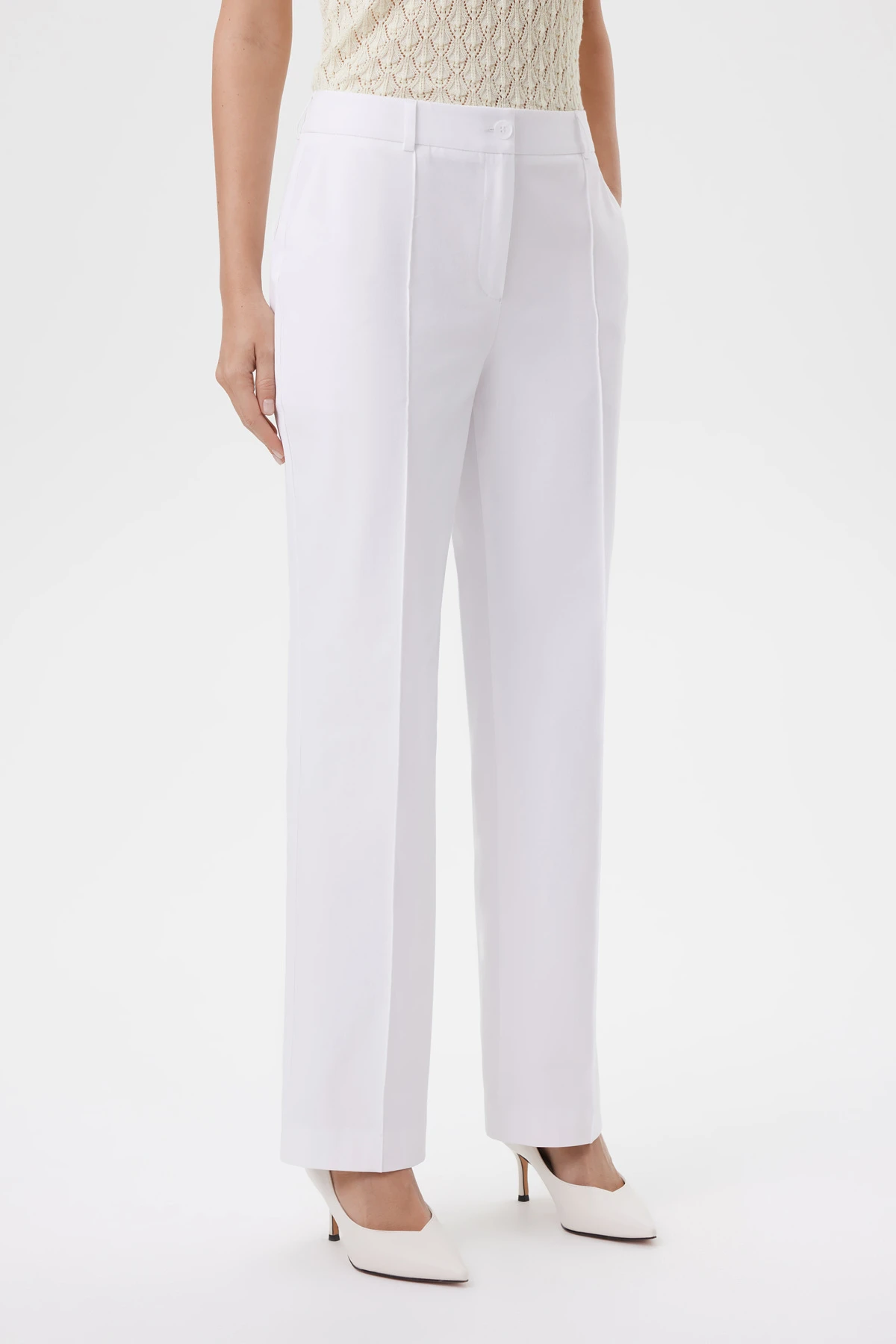 Брюки белые 7