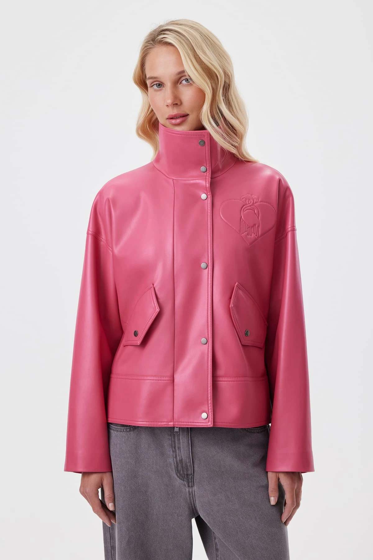 Куртка розовая "Семейные ценности" 1