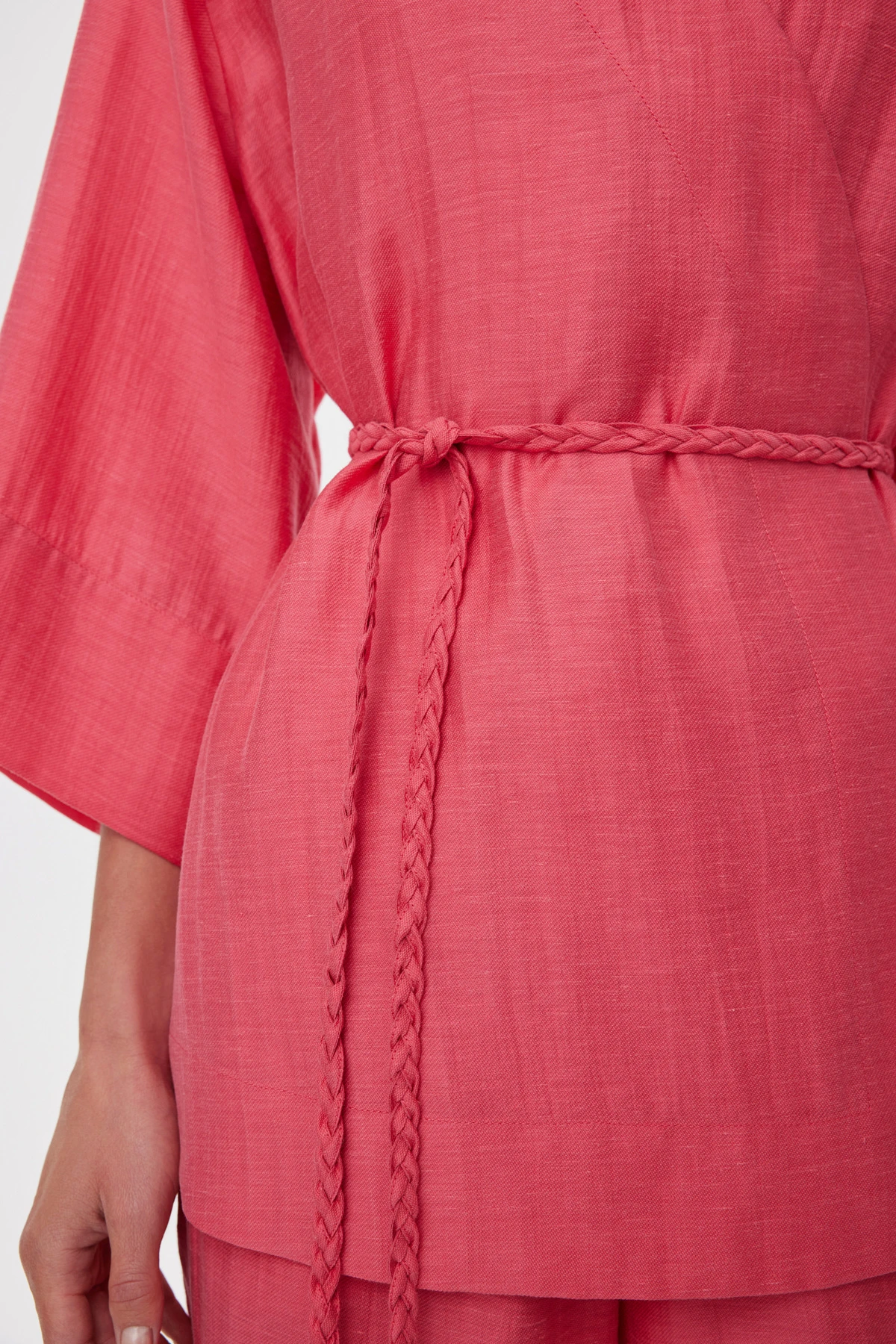 Жакет с поясом "Вкус лета" 5