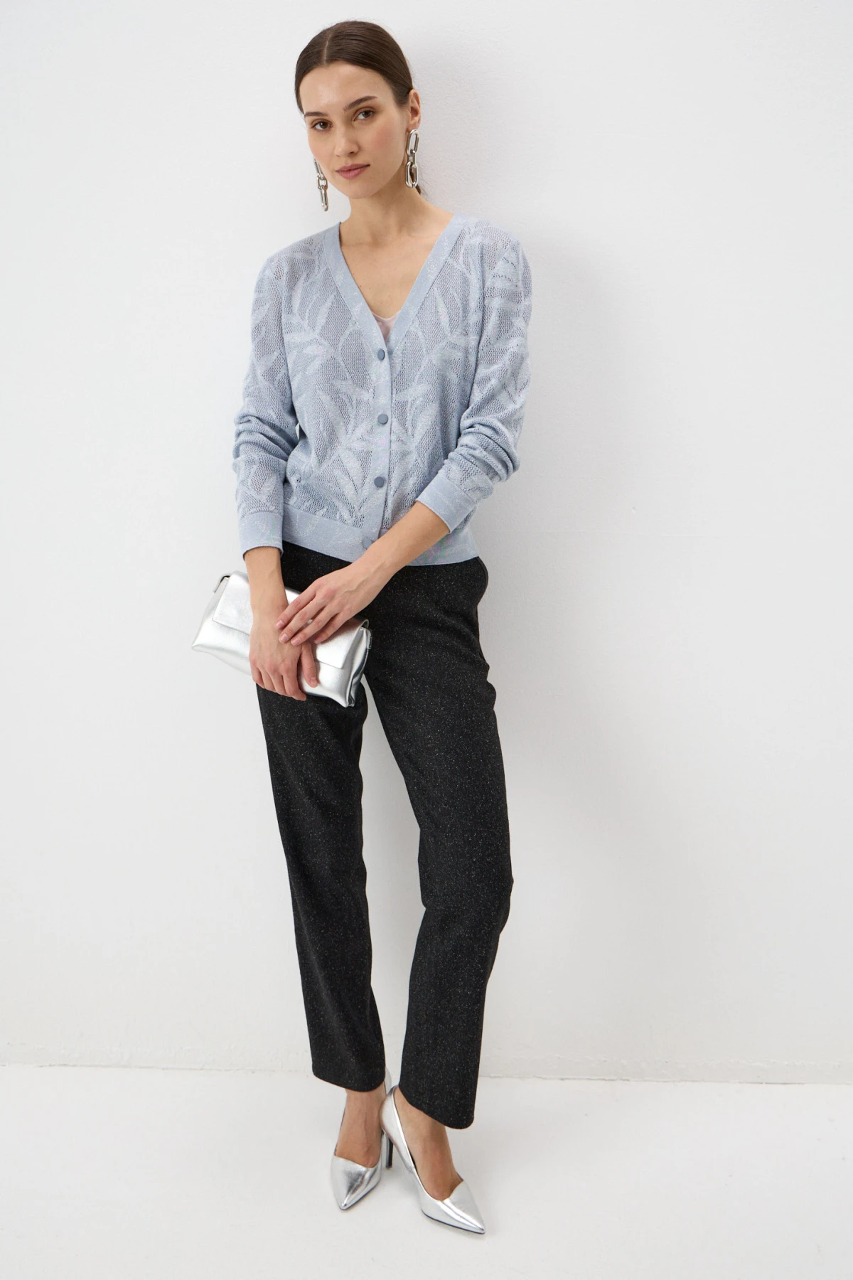 Кардиган голубой 5