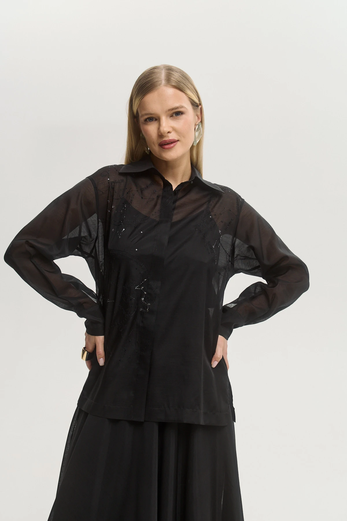 Рубашка "Поэзия ночи" 6