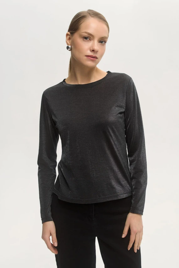 Лонгслив серый "Эхо вселенной"