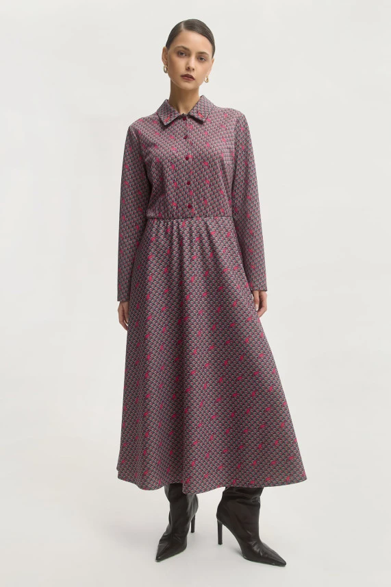  Платье "Созвездие фламинго"