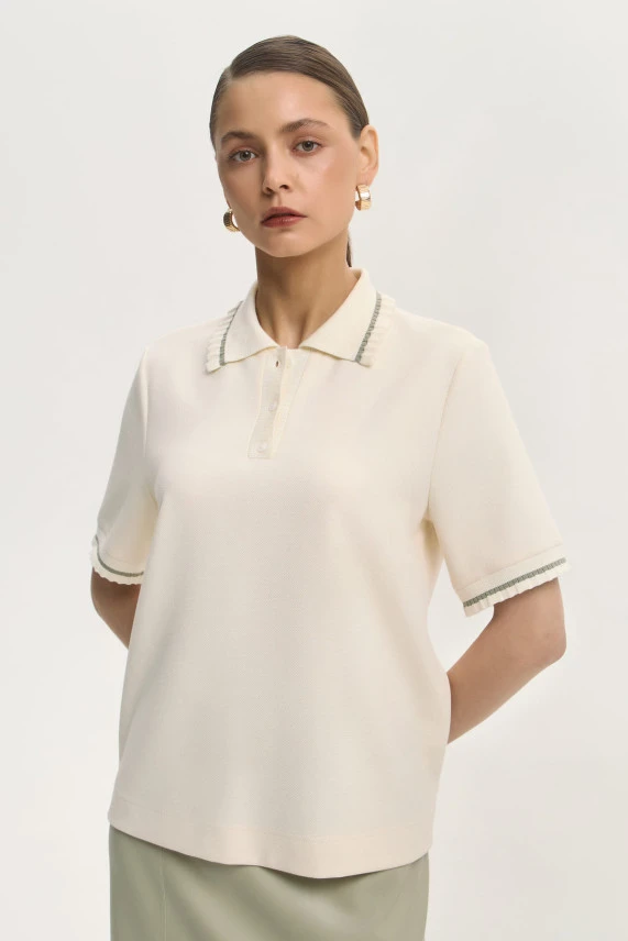 Джемпер поло "Лунный эвкалипт"