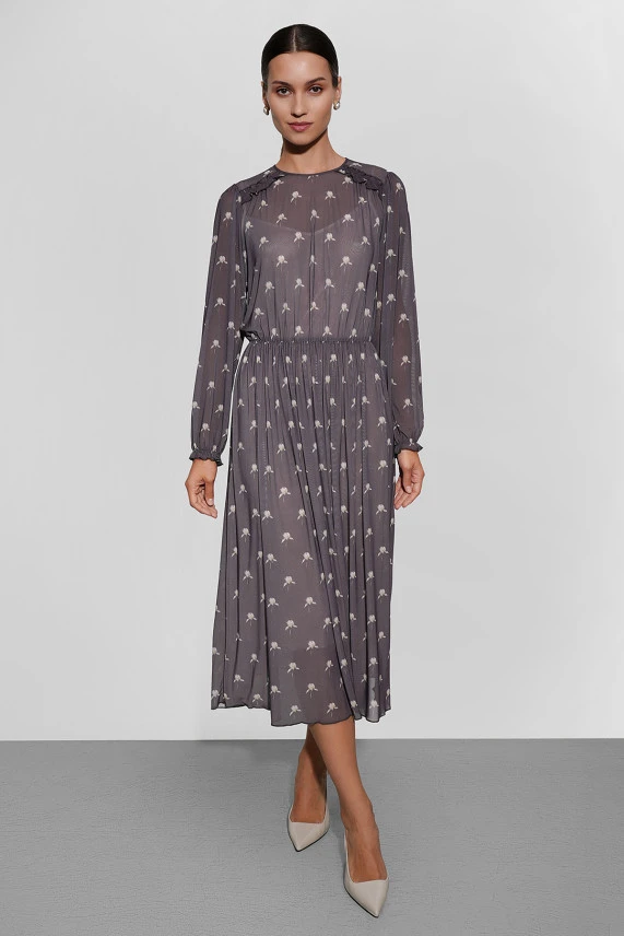 Набор платье тёмное "Мелодия утра"