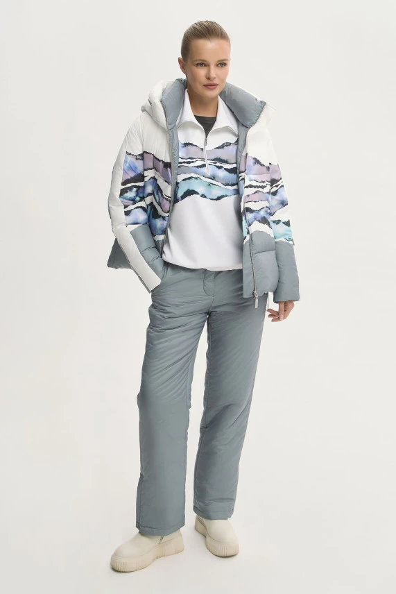 Брюки утеплённые "Акварельная фантазия"