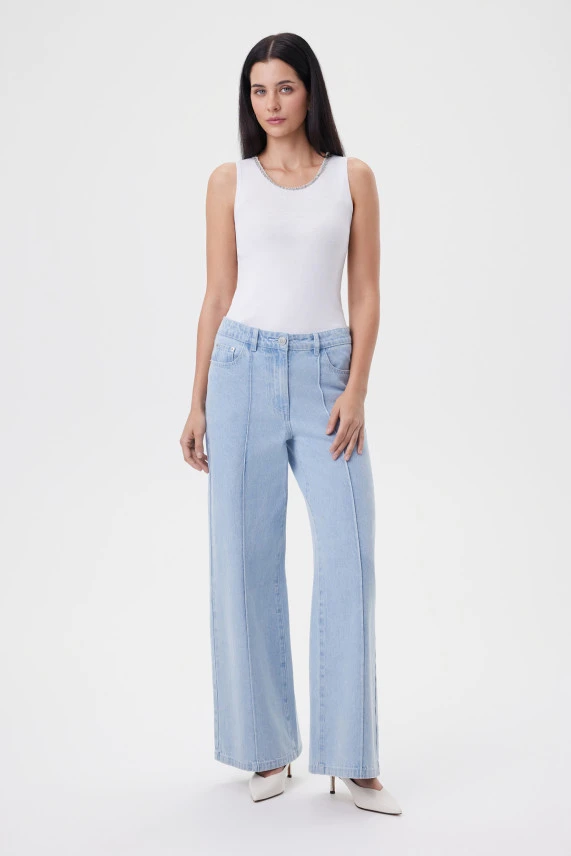 Брюки джинсовые «Городской полдень»