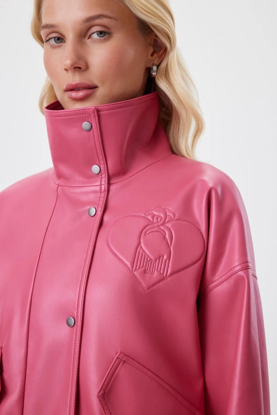 Куртка розовая "Семейные ценности"
