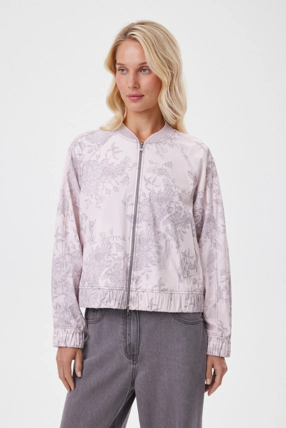 Блузон на молнии "Розовые мечты"