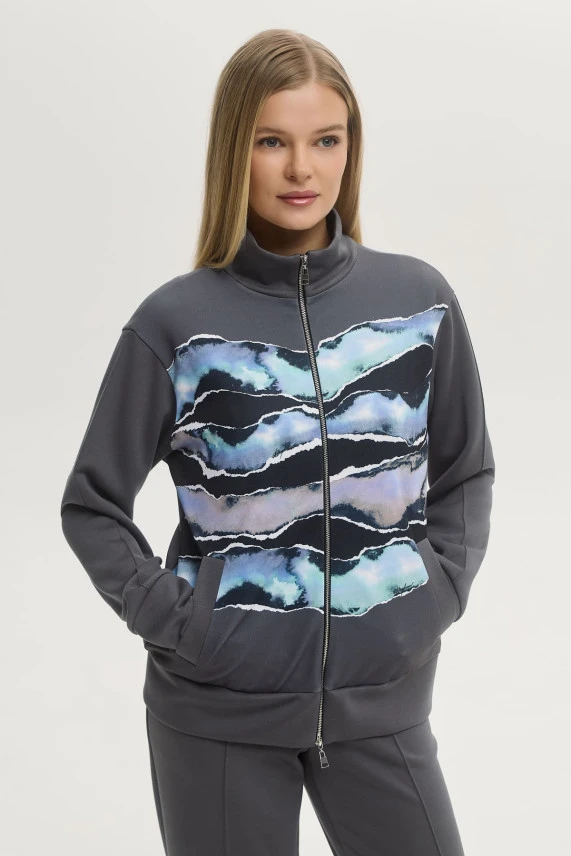 Толстовка "Акварельная фантазия"