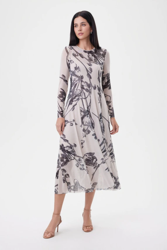 Платье "Силуэт весны"