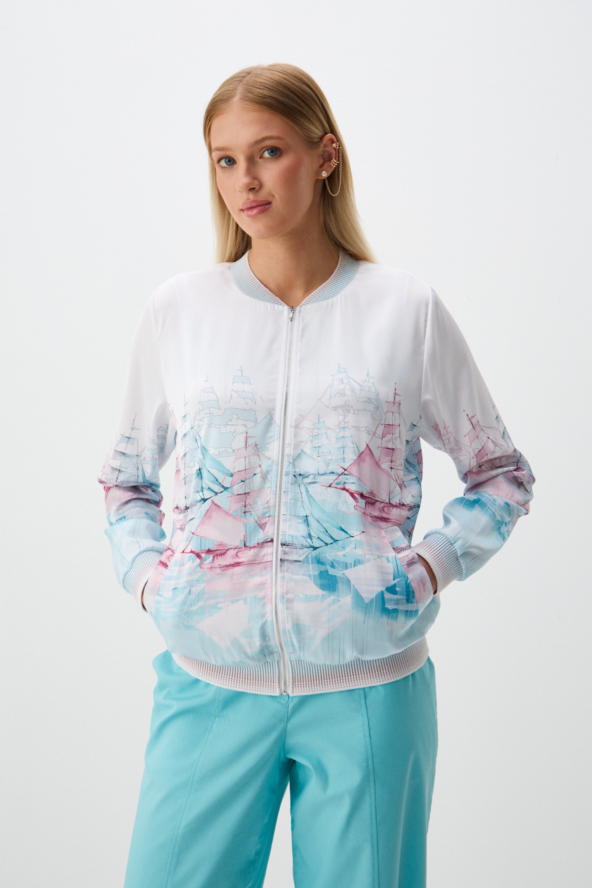 

Блузон на молнии "Новые горизонты"