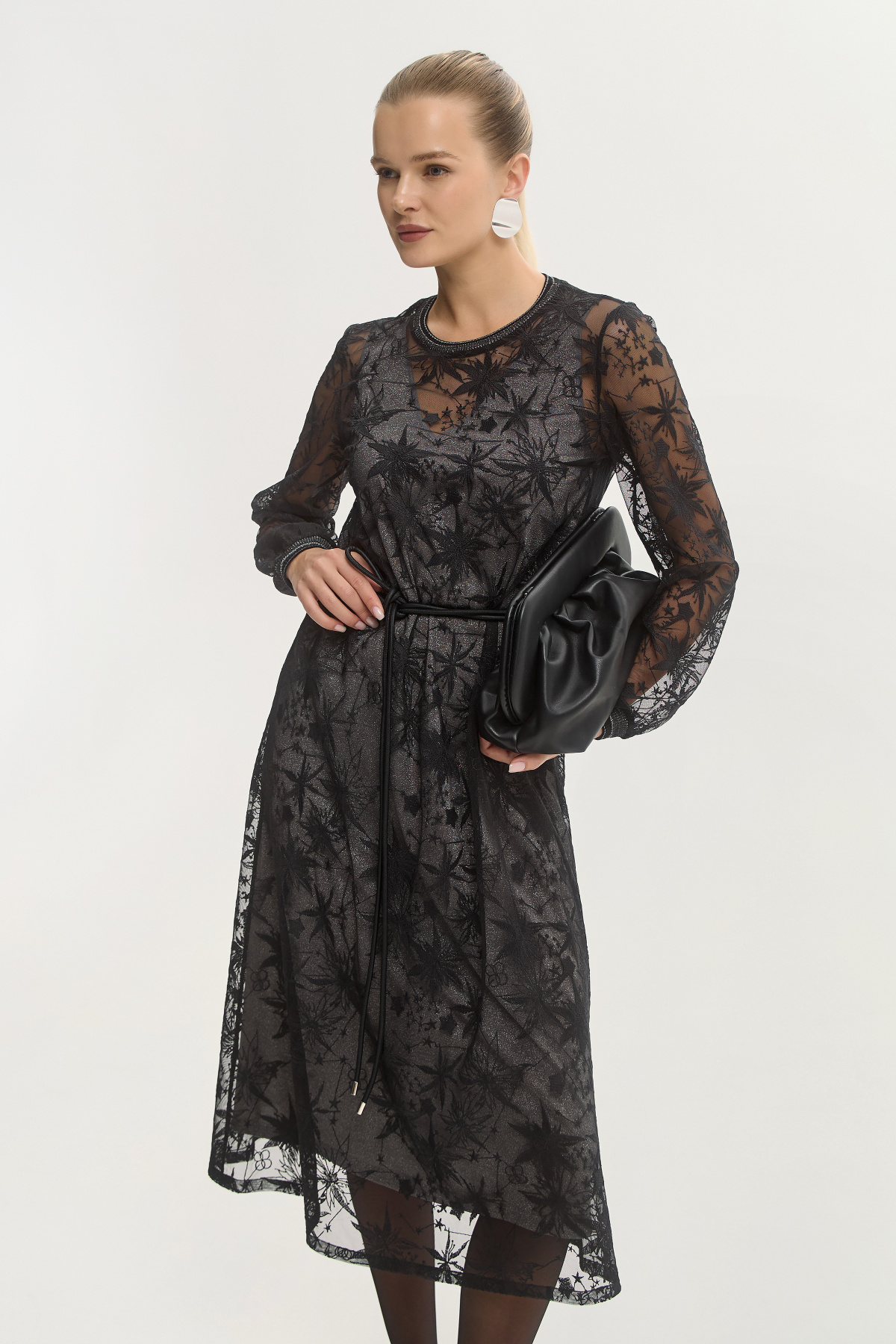 

Платье-сетка "Серебряная даль"