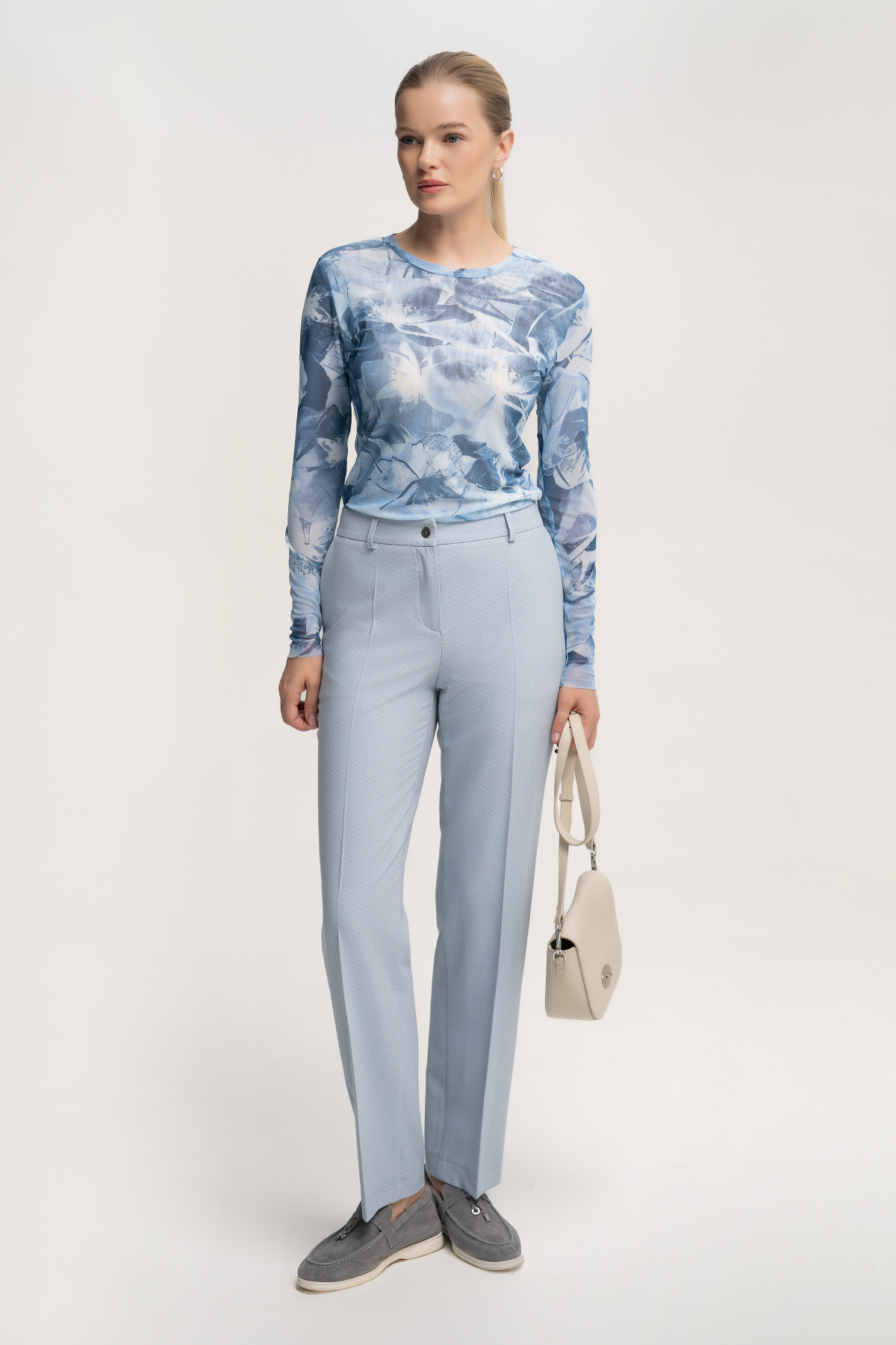 

Брюки "Голубая орхидея"