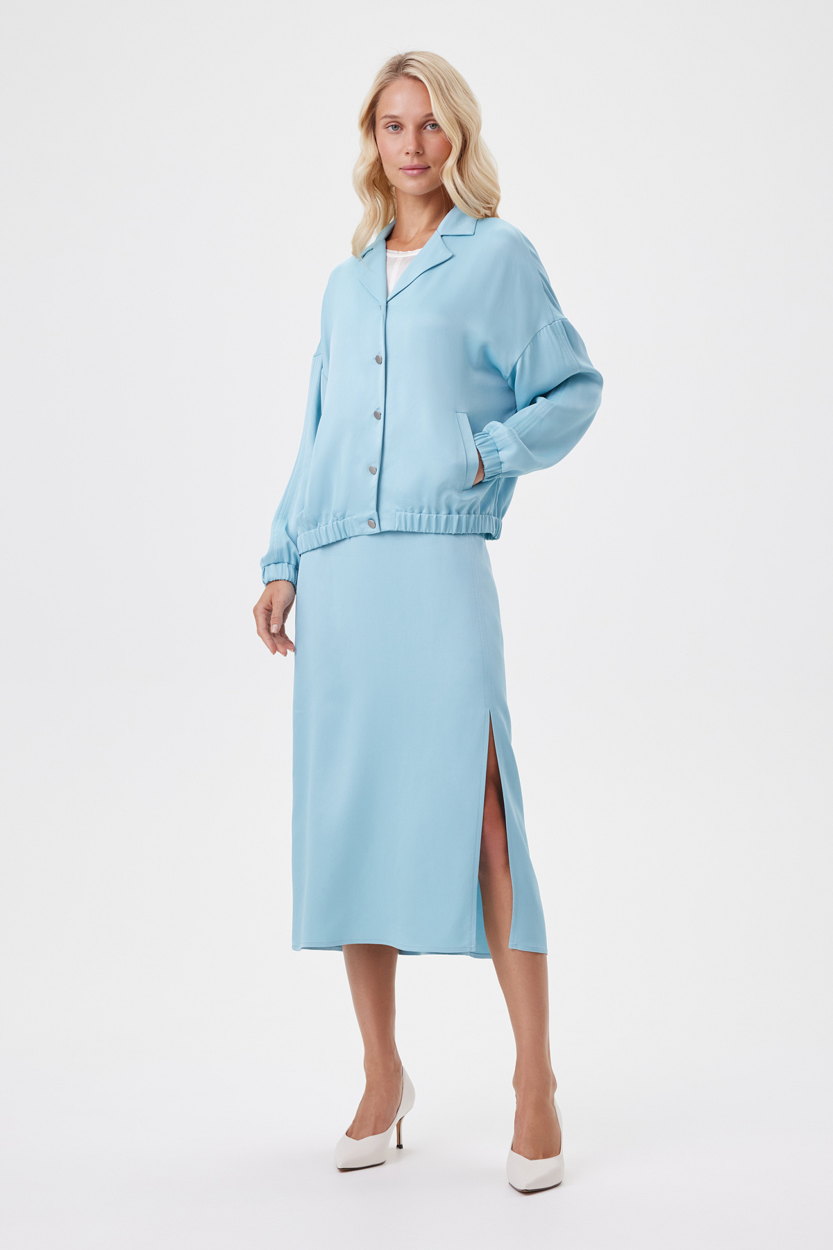 Блузон на пуговицах Лазурная прогулка 24990₽