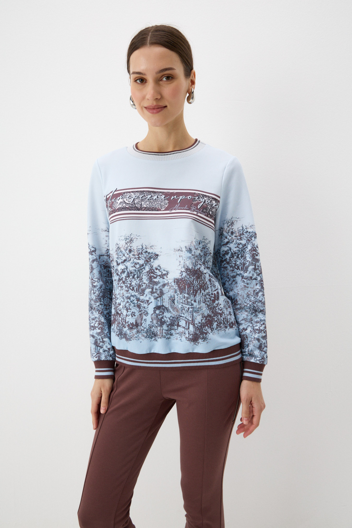 

Свитшот "Гравюры северной сказки"