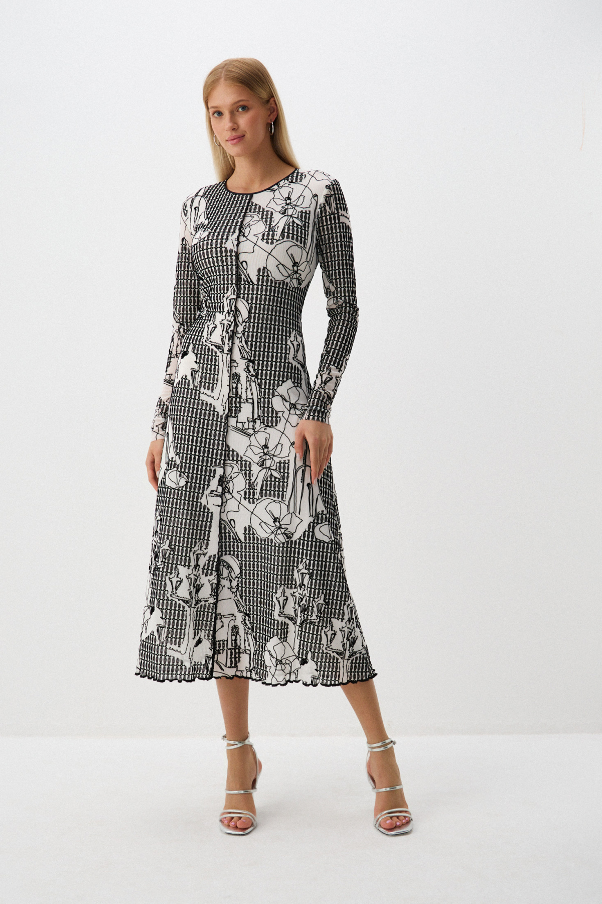 

Платье-сетка "Праздничный город"