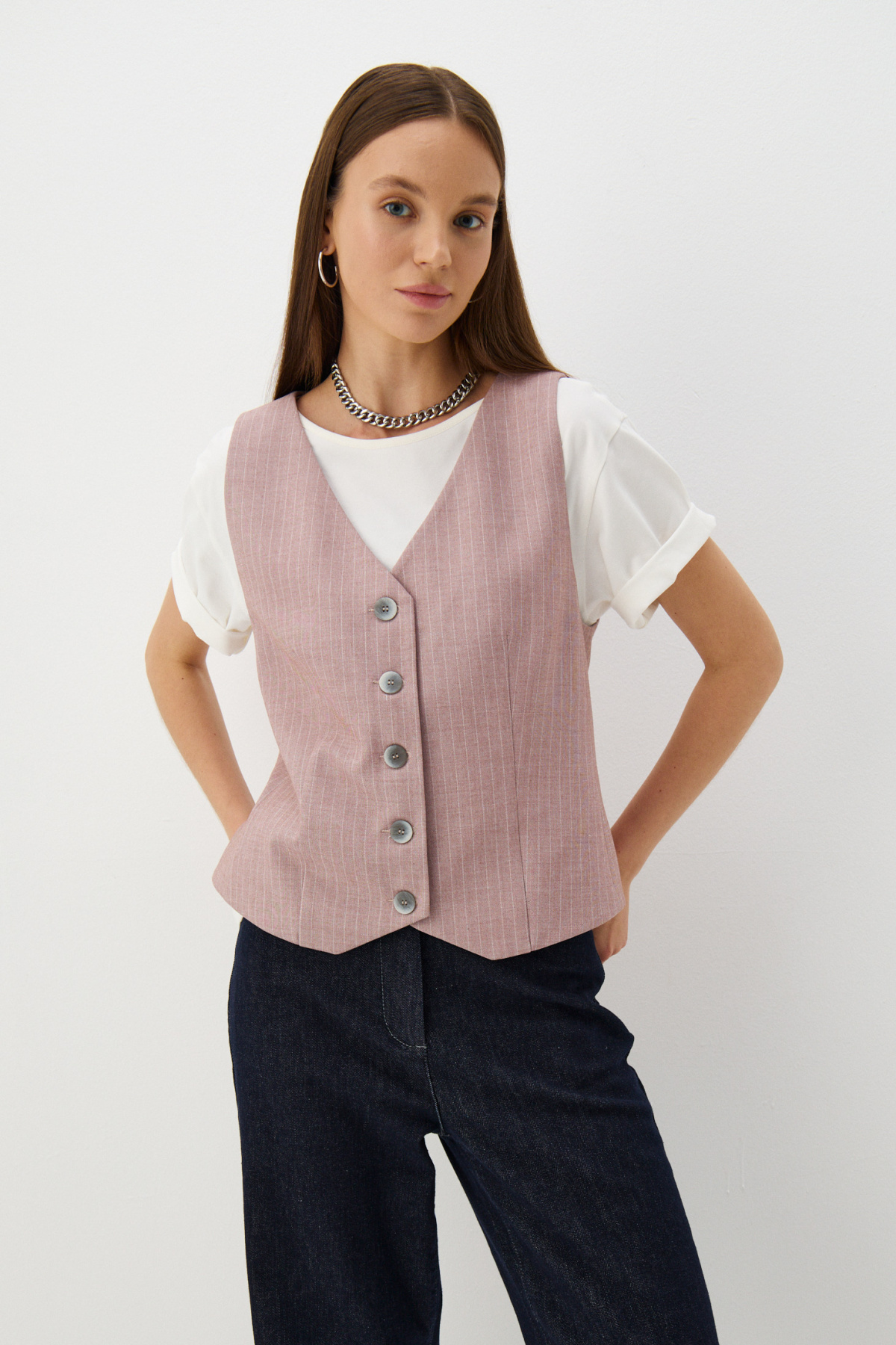 

Жилет "Бархатная нить"