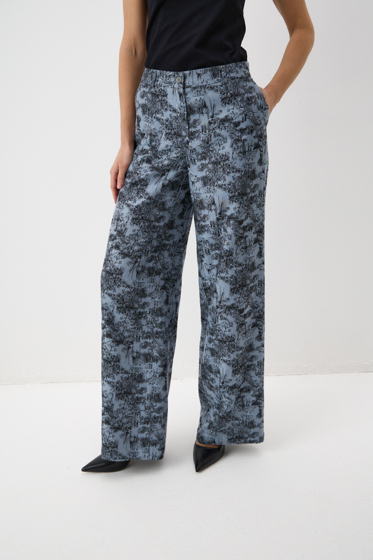 

Брюки "Гравюры северной сказки"