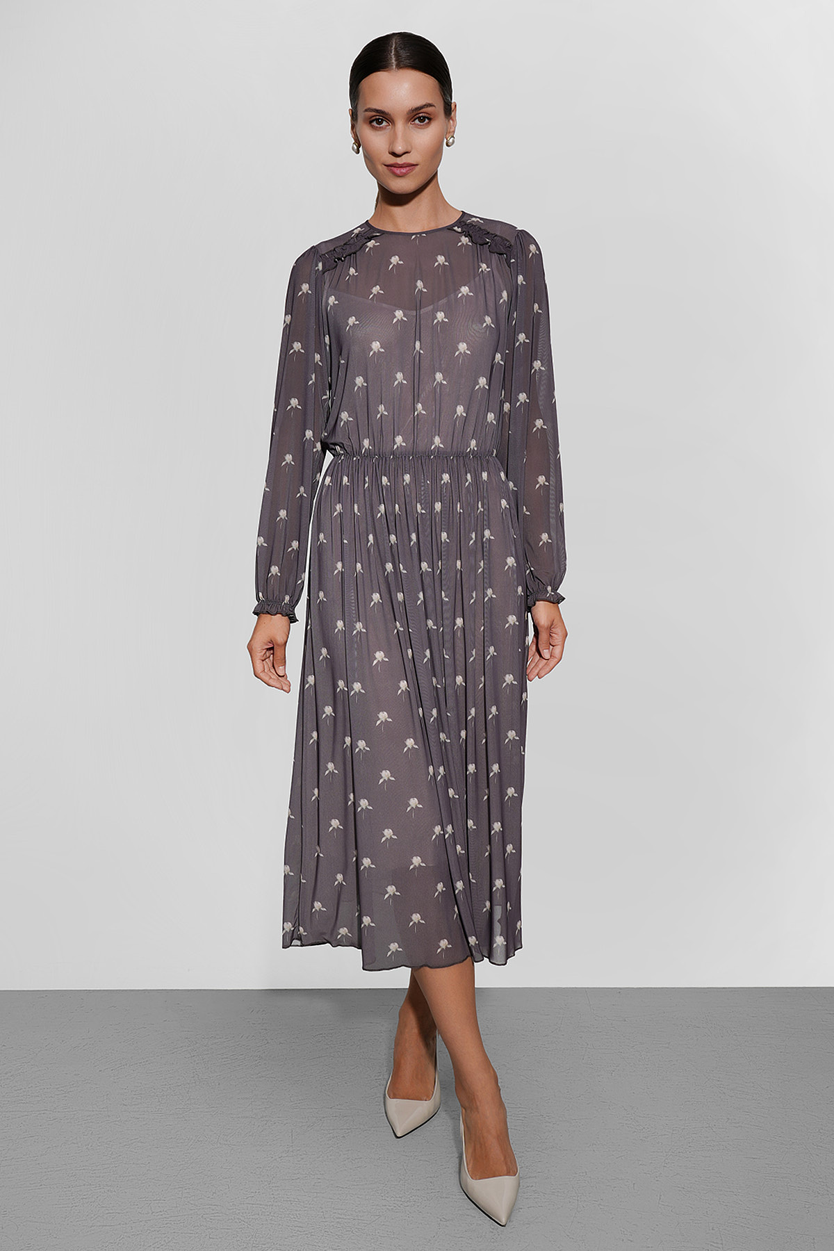 

Набор платье тёмное "Мелодия утра"