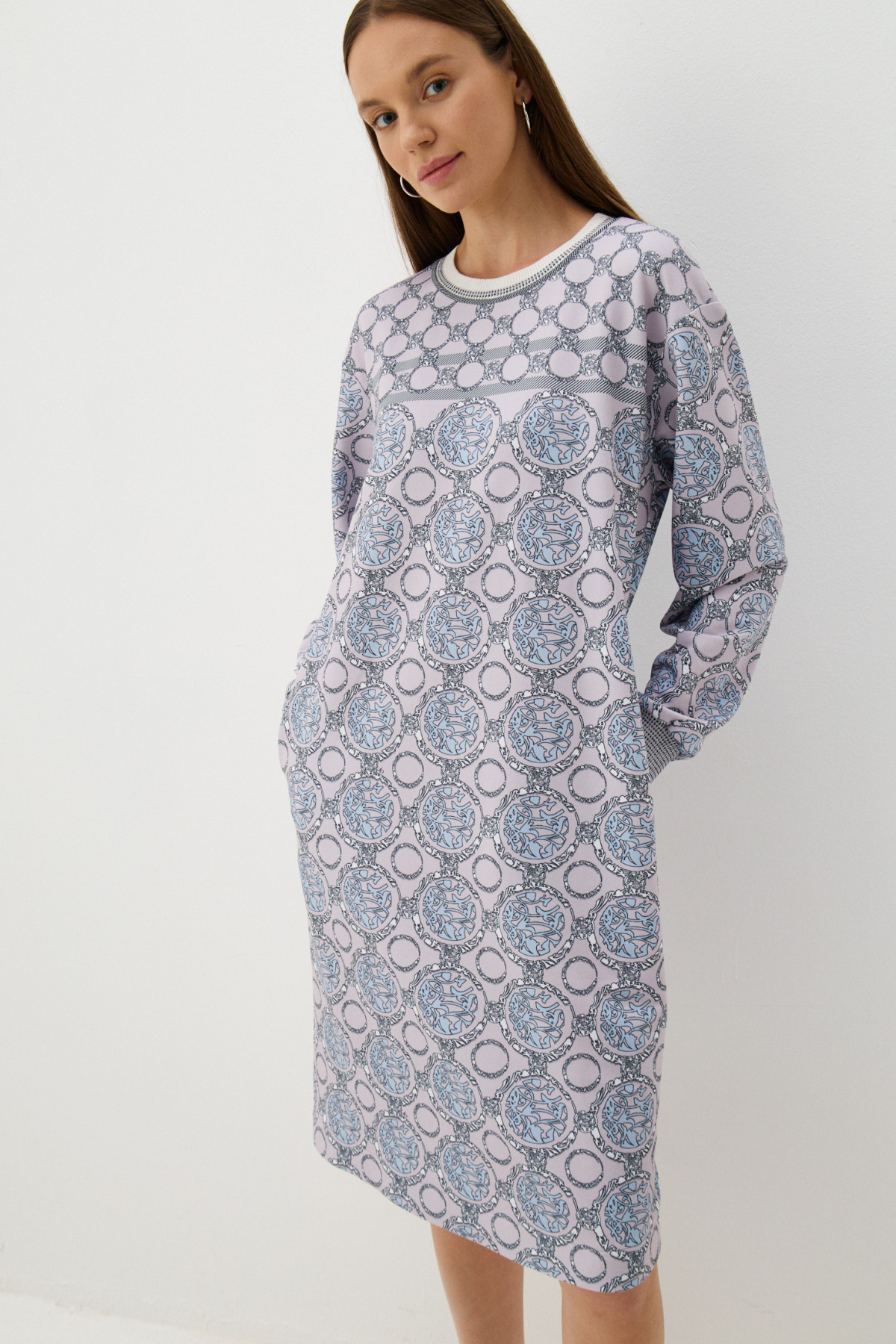 

Платье прямое "Императорский мотив"