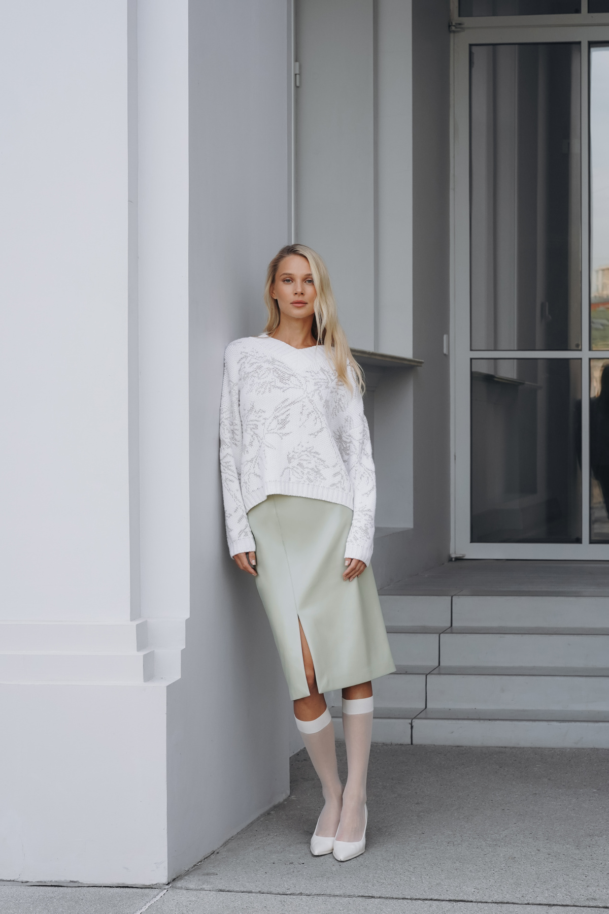 

Юбка "Лунный эвкалипт"