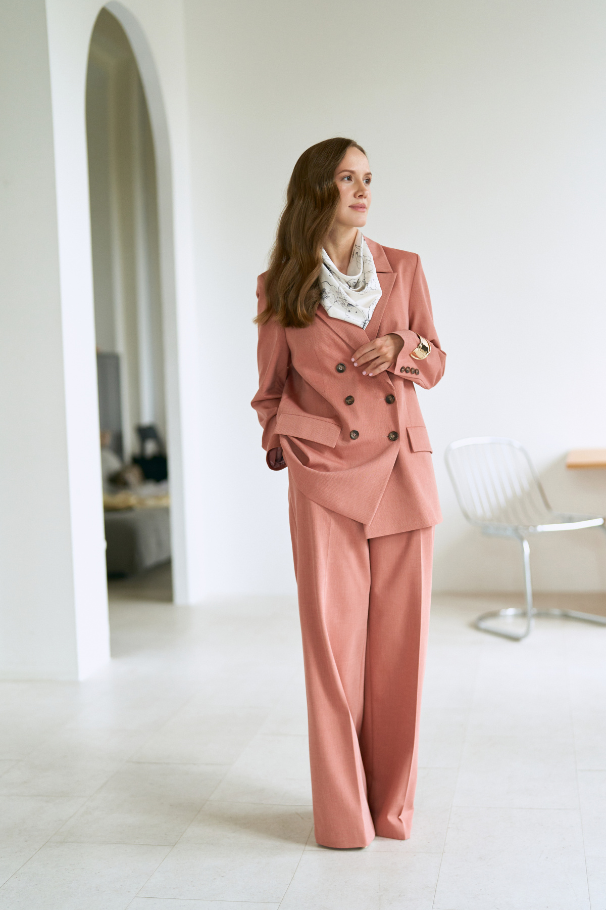 

Брюки широкие "Пряный аккорд"